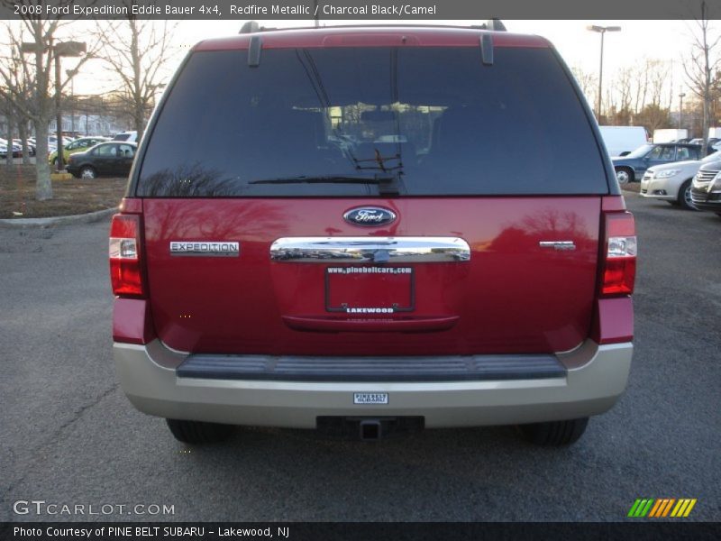 Redfire Metallic / Charcoal Black/Camel 2008 Ford Expedition Eddie Bauer 4x4