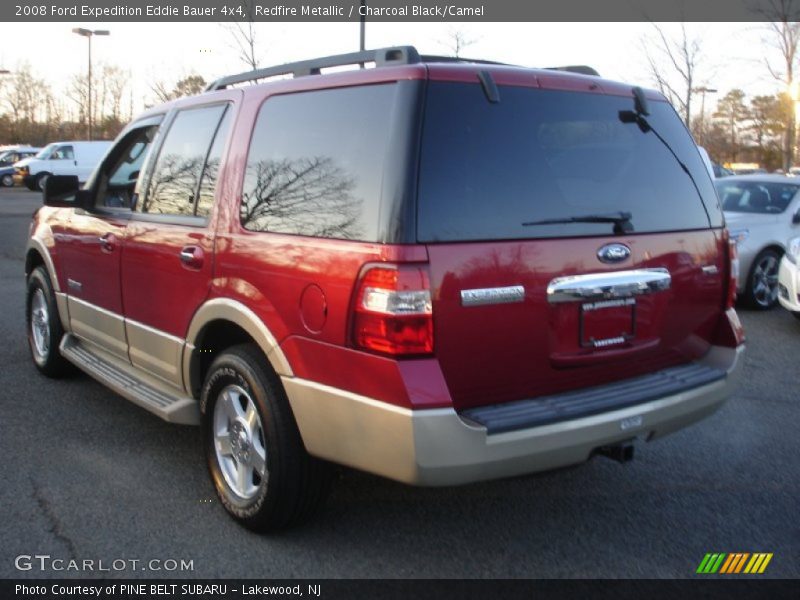 Redfire Metallic / Charcoal Black/Camel 2008 Ford Expedition Eddie Bauer 4x4