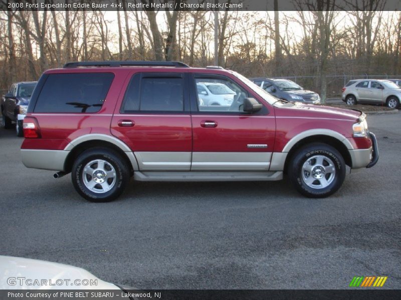 Redfire Metallic / Charcoal Black/Camel 2008 Ford Expedition Eddie Bauer 4x4