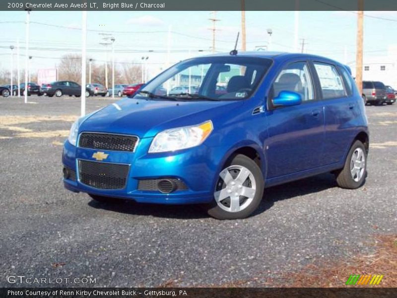 Bright Blue / Charcoal 2009 Chevrolet Aveo Aveo5 LT