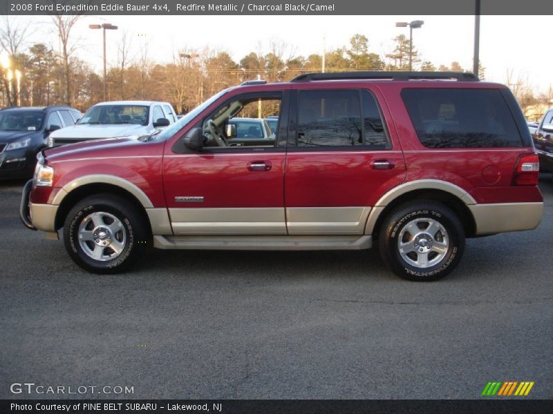 Redfire Metallic / Charcoal Black/Camel 2008 Ford Expedition Eddie Bauer 4x4