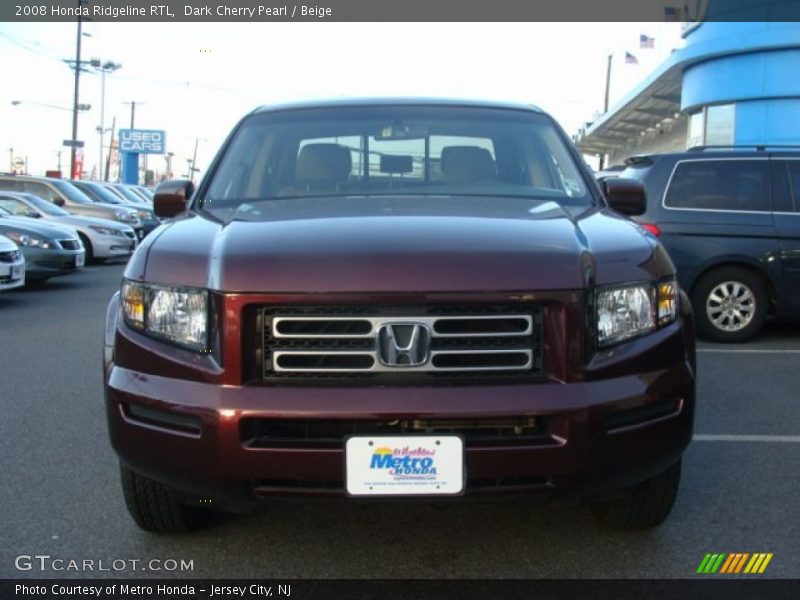 Dark Cherry Pearl / Beige 2008 Honda Ridgeline RTL