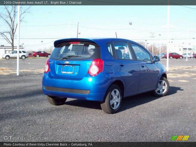 Bright Blue / Charcoal 2009 Chevrolet Aveo Aveo5 LT
