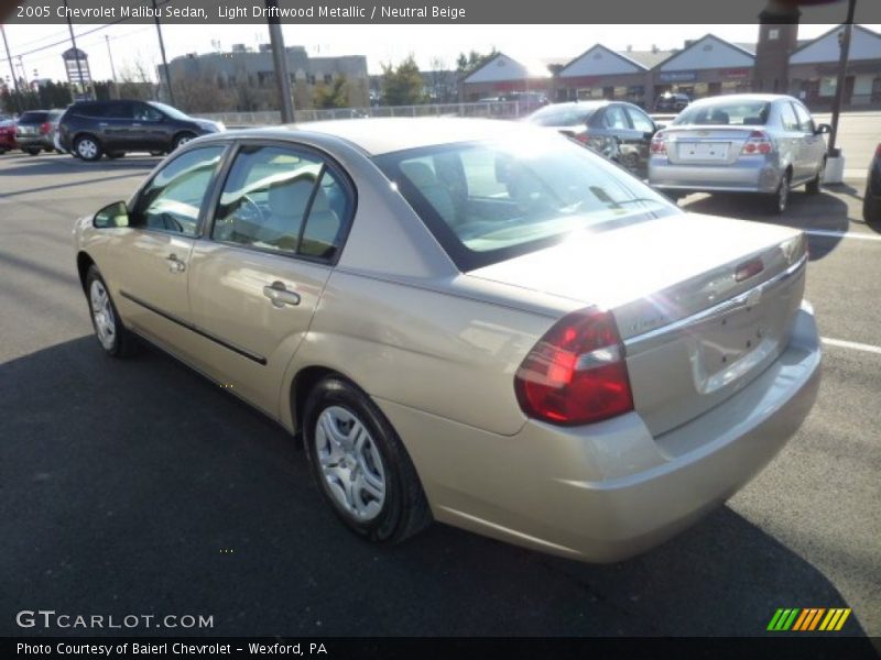Light Driftwood Metallic / Neutral Beige 2005 Chevrolet Malibu Sedan
