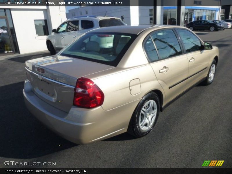 Light Driftwood Metallic / Neutral Beige 2005 Chevrolet Malibu Sedan