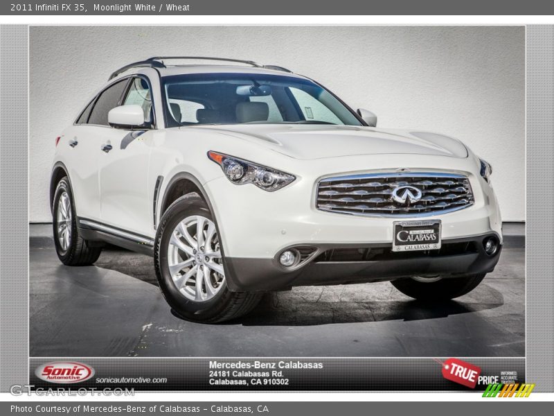 Moonlight White / Wheat 2011 Infiniti FX 35