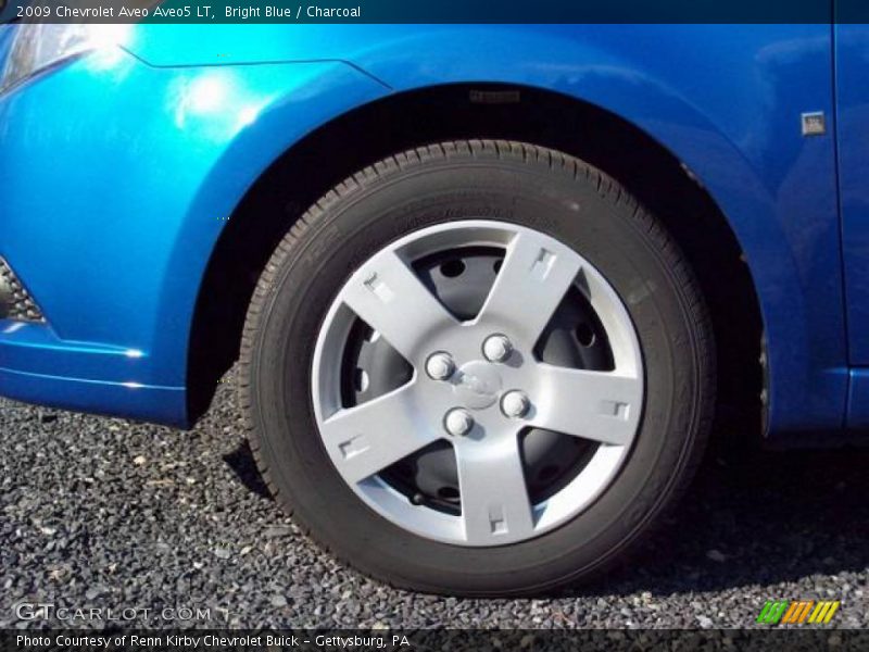 Bright Blue / Charcoal 2009 Chevrolet Aveo Aveo5 LT
