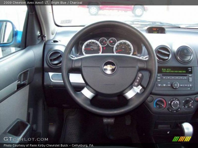 Bright Blue / Charcoal 2009 Chevrolet Aveo Aveo5 LT