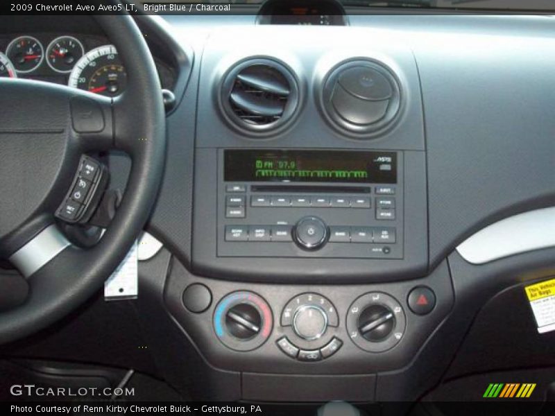Bright Blue / Charcoal 2009 Chevrolet Aveo Aveo5 LT