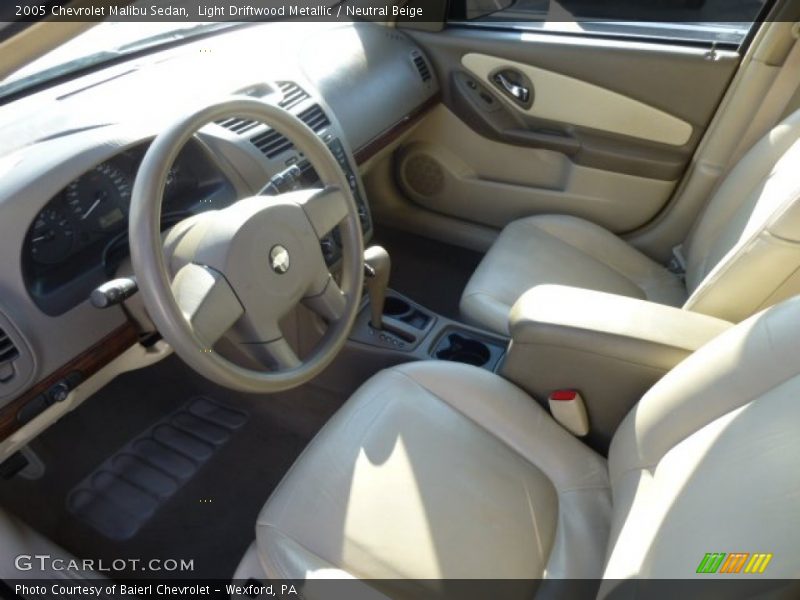 Light Driftwood Metallic / Neutral Beige 2005 Chevrolet Malibu Sedan