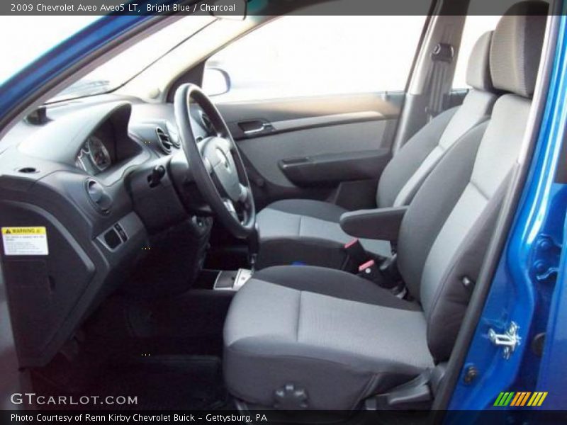 Bright Blue / Charcoal 2009 Chevrolet Aveo Aveo5 LT