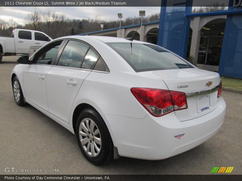 Summit White / Jet Black/Medium Titanium 2011 Chevrolet Cruze LS