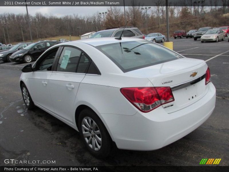 Summit White / Jet Black/Medium Titanium 2011 Chevrolet Cruze LS
