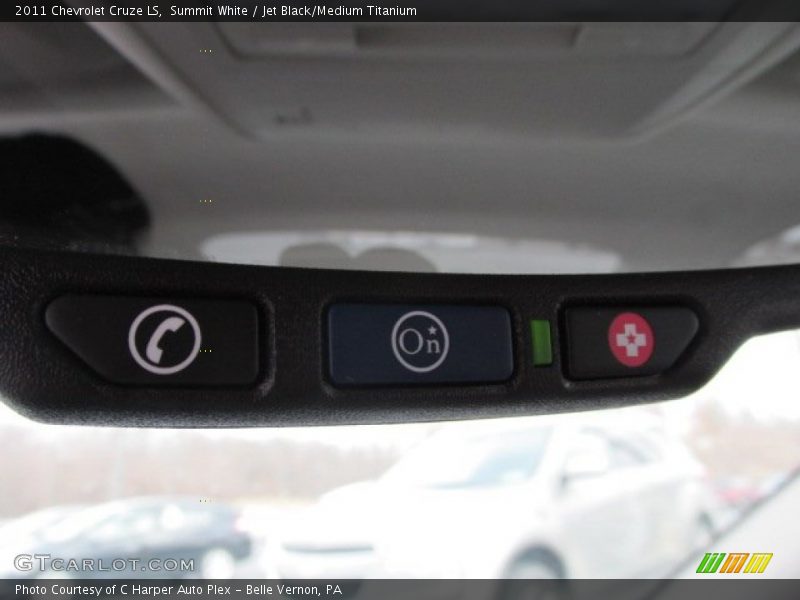 Summit White / Jet Black/Medium Titanium 2011 Chevrolet Cruze LS