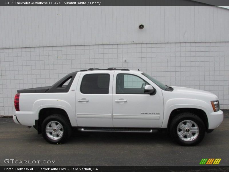 Summit White / Ebony 2012 Chevrolet Avalanche LT 4x4