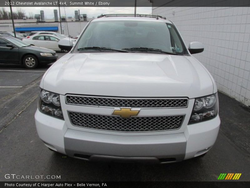 Summit White / Ebony 2012 Chevrolet Avalanche LT 4x4