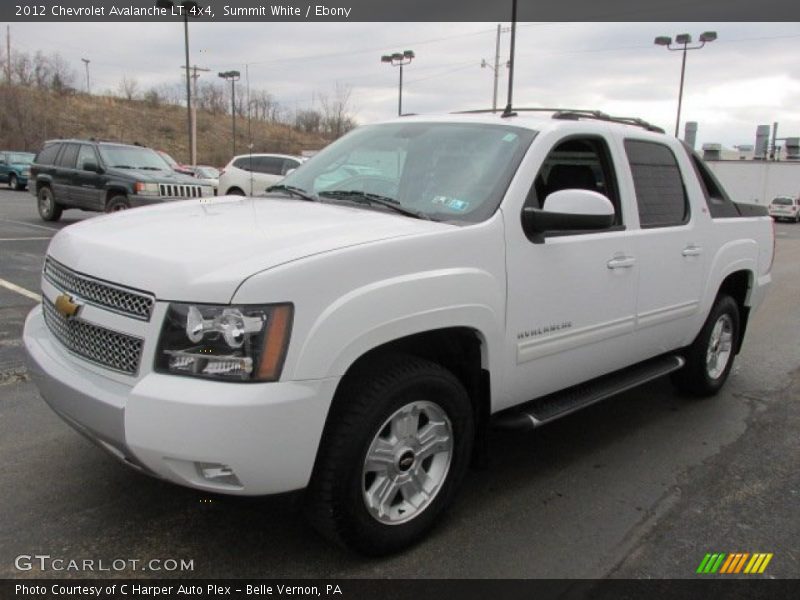 Summit White / Ebony 2012 Chevrolet Avalanche LT 4x4