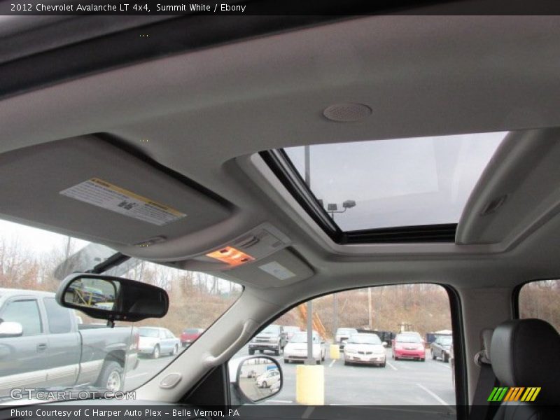 Summit White / Ebony 2012 Chevrolet Avalanche LT 4x4