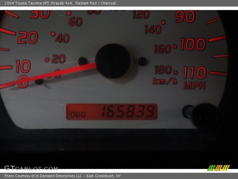 Radiant Red / Charcoal 2004 Toyota Tacoma SR5 Xtracab 4x4