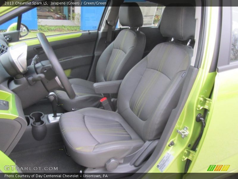 Front Seat of 2013 Spark LS