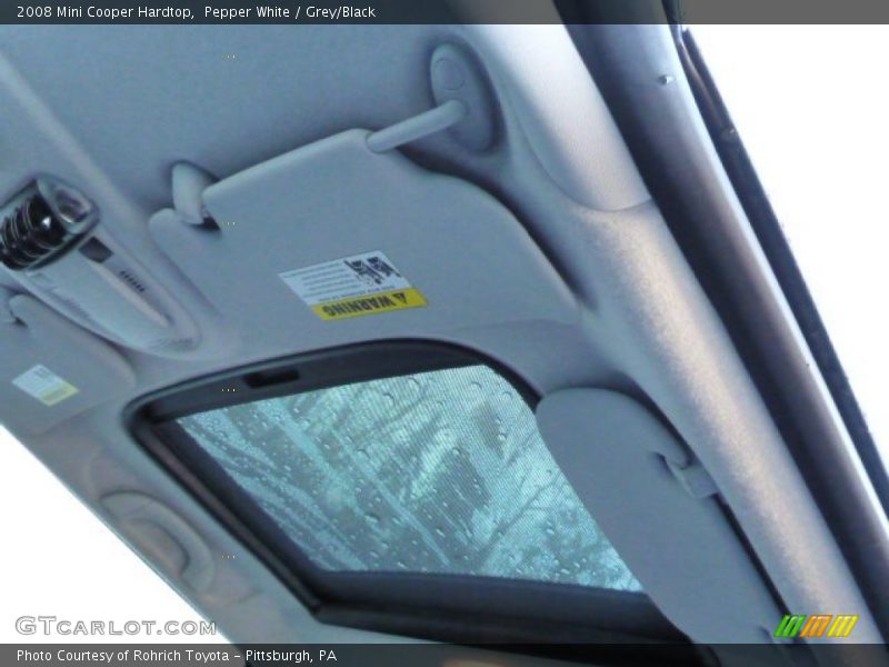 Pepper White / Grey/Black 2008 Mini Cooper Hardtop