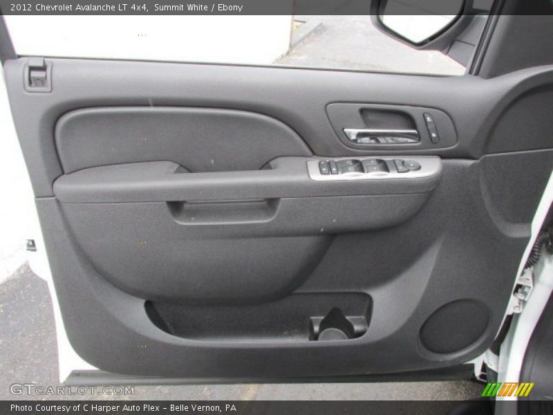 Summit White / Ebony 2012 Chevrolet Avalanche LT 4x4