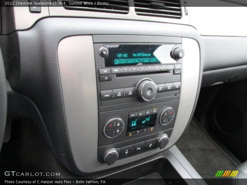 Summit White / Ebony 2012 Chevrolet Avalanche LT 4x4