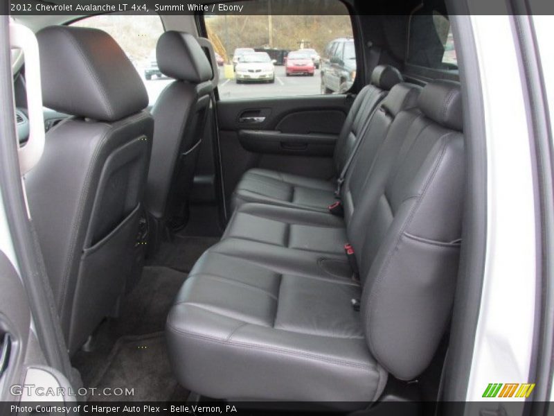 Summit White / Ebony 2012 Chevrolet Avalanche LT 4x4