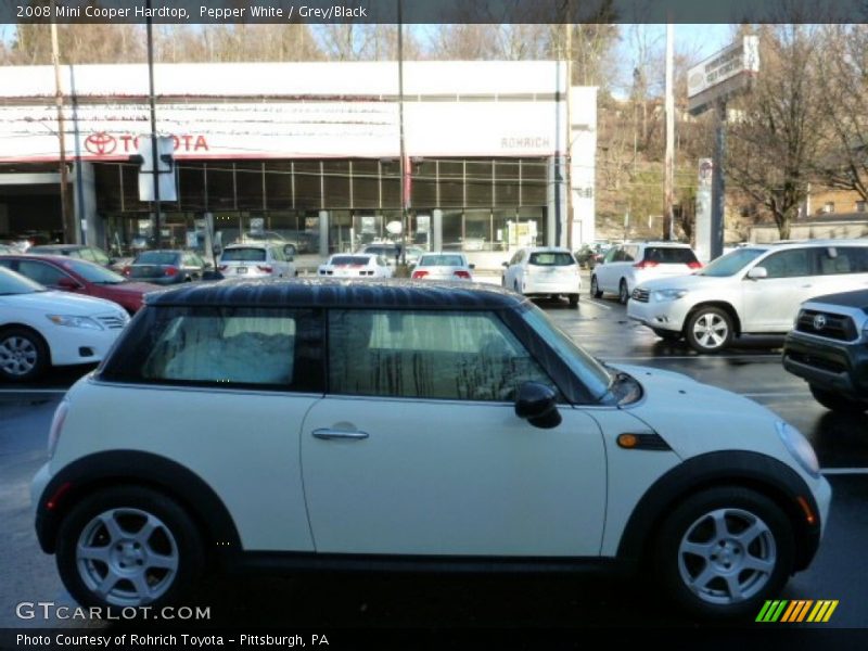 Pepper White / Grey/Black 2008 Mini Cooper Hardtop