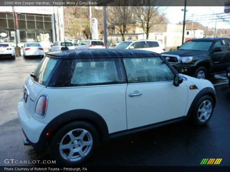 Pepper White / Grey/Black 2008 Mini Cooper Hardtop