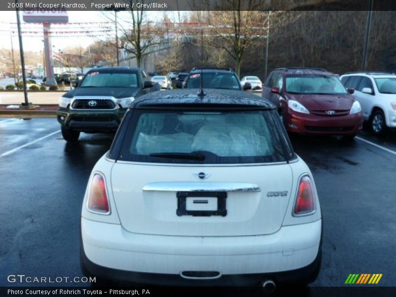 Pepper White / Grey/Black 2008 Mini Cooper Hardtop