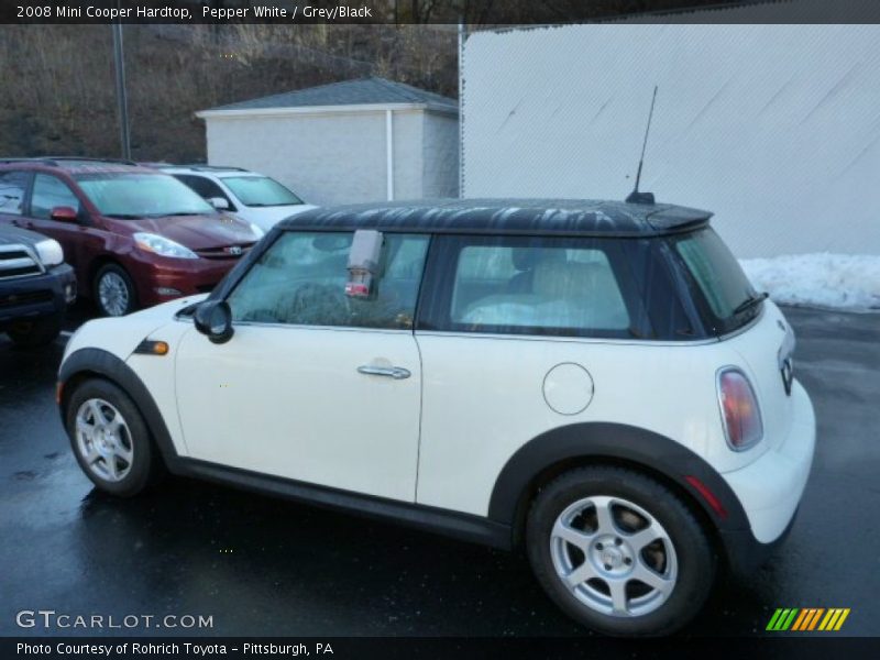 Pepper White / Grey/Black 2008 Mini Cooper Hardtop