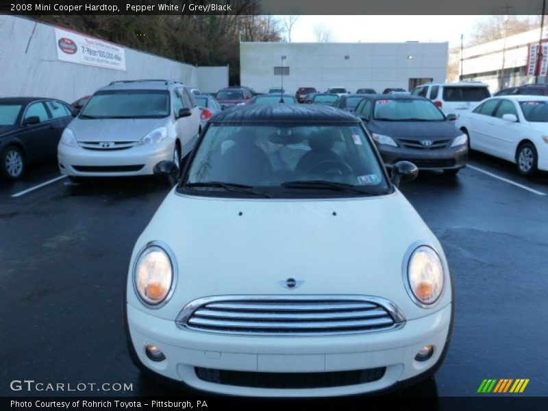 Pepper White / Grey/Black 2008 Mini Cooper Hardtop