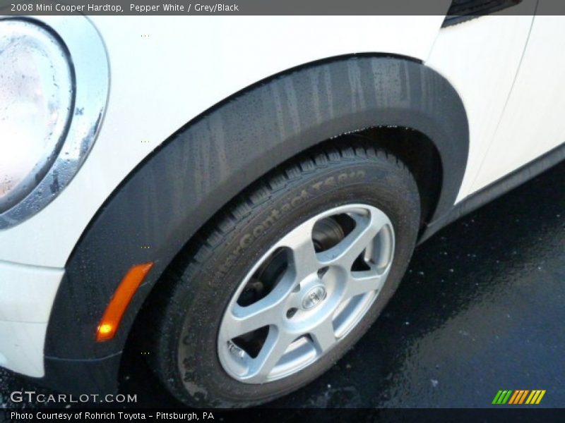 Pepper White / Grey/Black 2008 Mini Cooper Hardtop