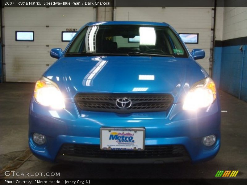 Speedway Blue Pearl / Dark Charcoal 2007 Toyota Matrix