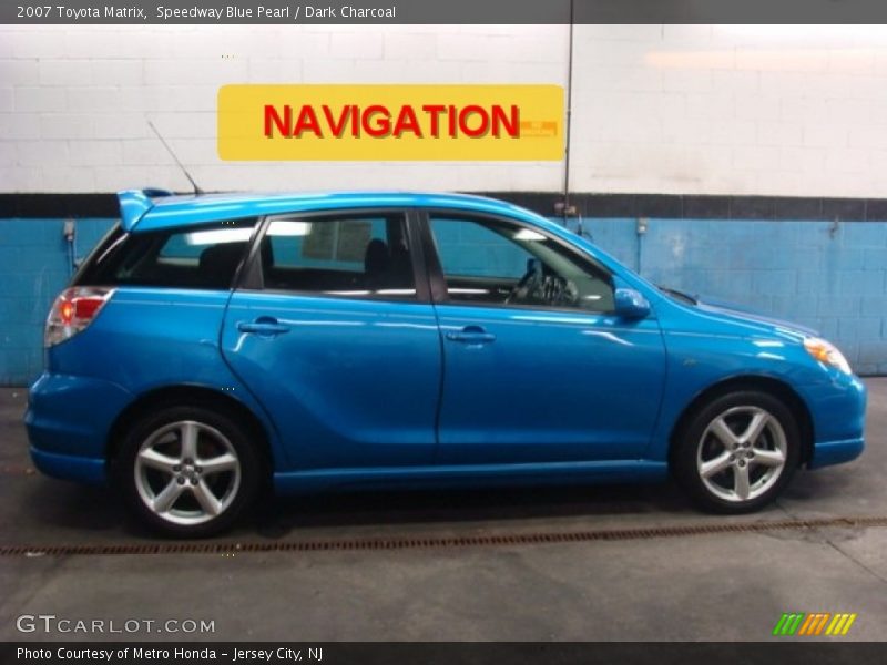 Speedway Blue Pearl / Dark Charcoal 2007 Toyota Matrix