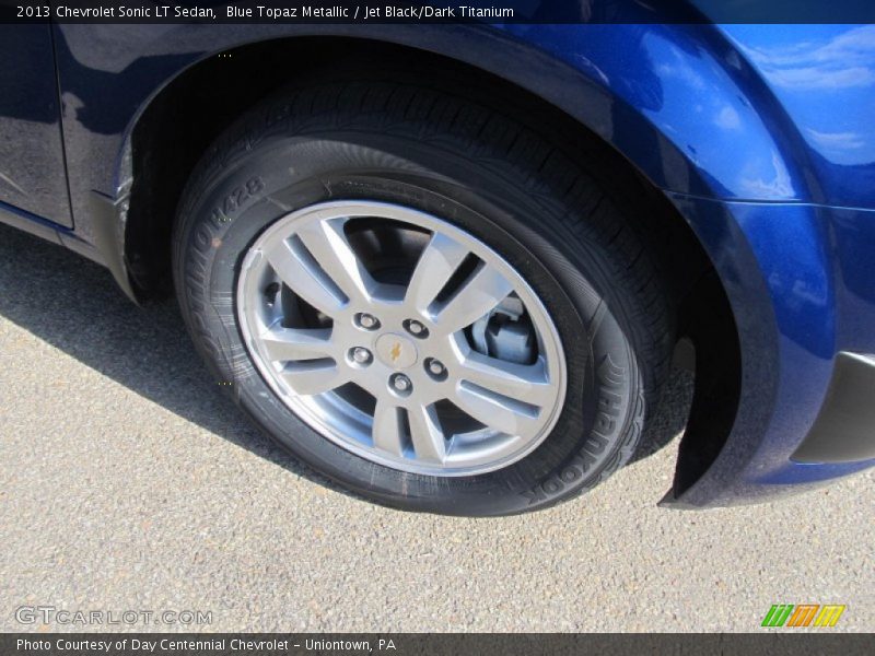 Blue Topaz Metallic / Jet Black/Dark Titanium 2013 Chevrolet Sonic LT Sedan