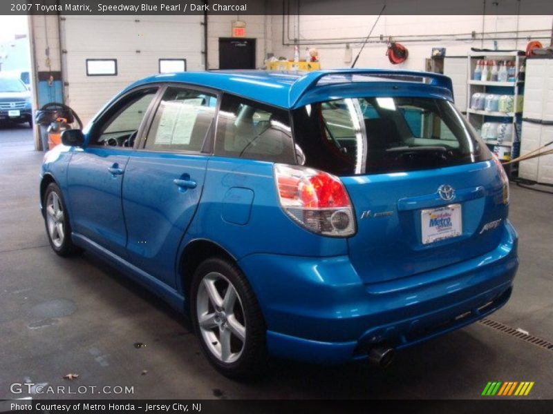 Speedway Blue Pearl / Dark Charcoal 2007 Toyota Matrix
