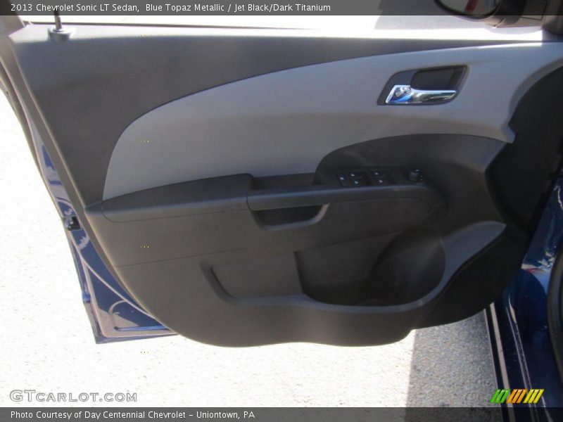 Blue Topaz Metallic / Jet Black/Dark Titanium 2013 Chevrolet Sonic LT Sedan