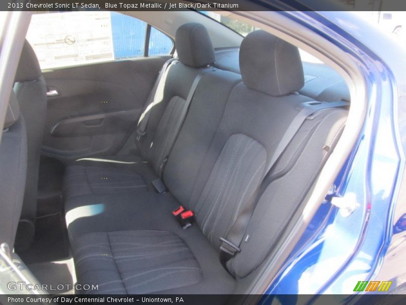 Blue Topaz Metallic / Jet Black/Dark Titanium 2013 Chevrolet Sonic LT Sedan