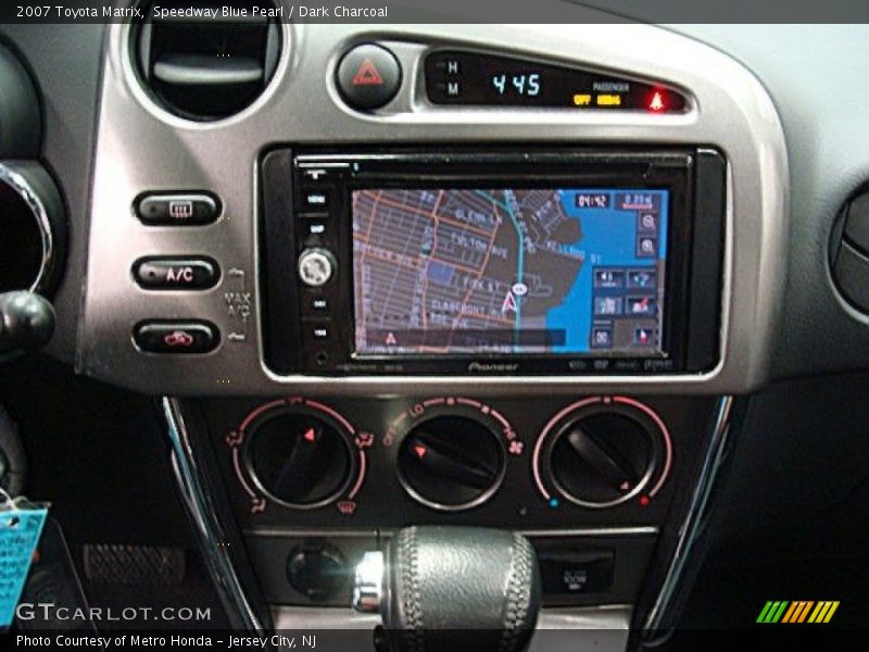 Speedway Blue Pearl / Dark Charcoal 2007 Toyota Matrix