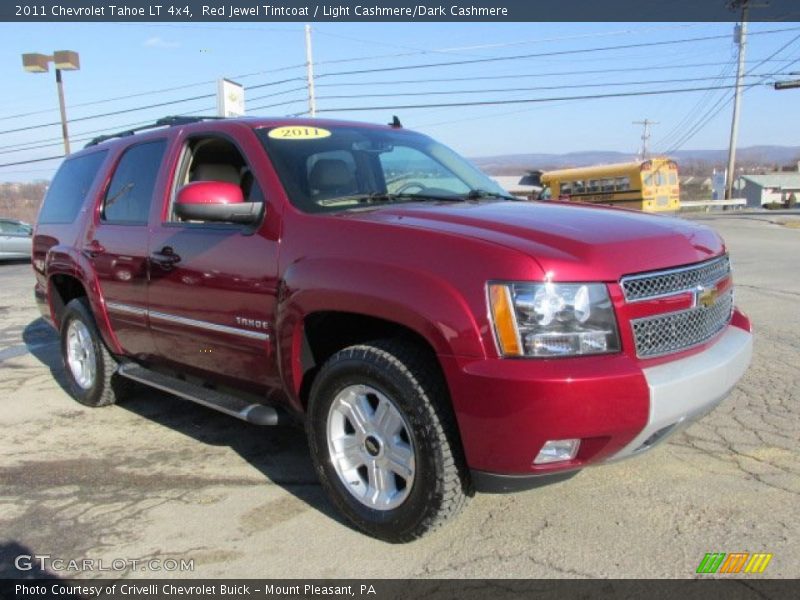 Red Jewel Tintcoat / Light Cashmere/Dark Cashmere 2011 Chevrolet Tahoe LT 4x4