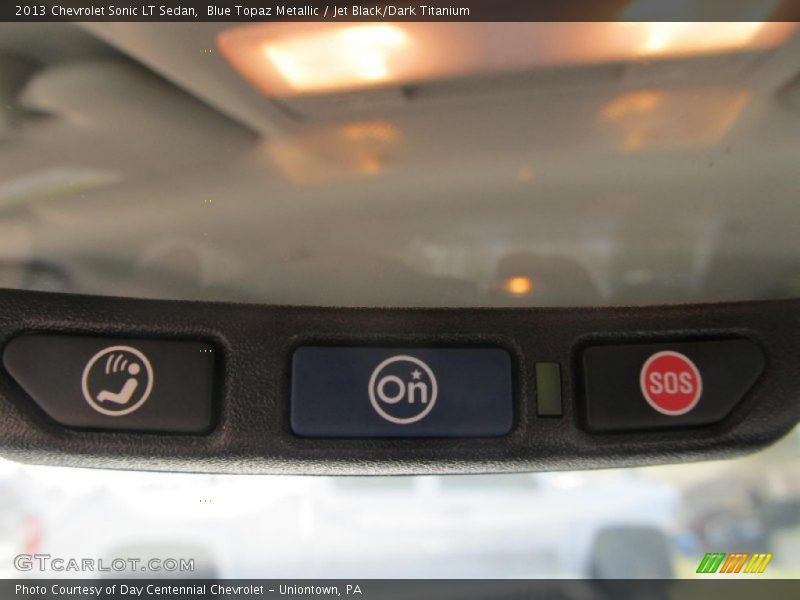 Blue Topaz Metallic / Jet Black/Dark Titanium 2013 Chevrolet Sonic LT Sedan