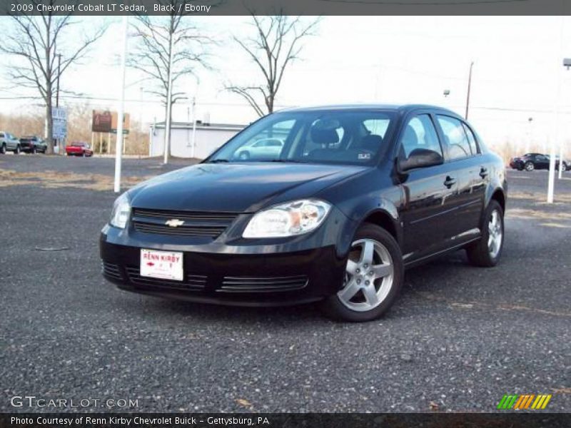 Black / Ebony 2009 Chevrolet Cobalt LT Sedan