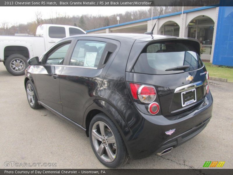 Black Granite Metallic / RS Jet Black Leather/Microfiber 2013 Chevrolet Sonic RS Hatch