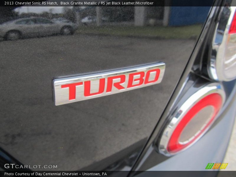 Black Granite Metallic / RS Jet Black Leather/Microfiber 2013 Chevrolet Sonic RS Hatch