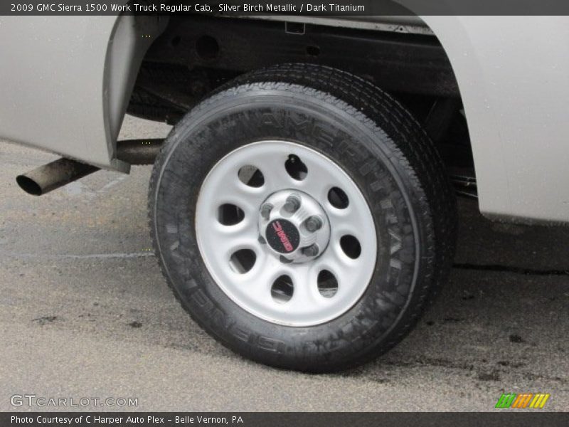 Silver Birch Metallic / Dark Titanium 2009 GMC Sierra 1500 Work Truck Regular Cab