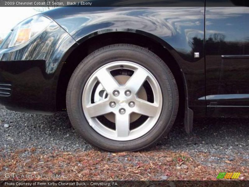 Black / Ebony 2009 Chevrolet Cobalt LT Sedan