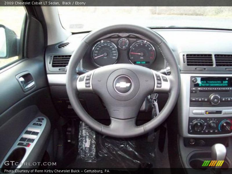 Black / Ebony 2009 Chevrolet Cobalt LT Sedan