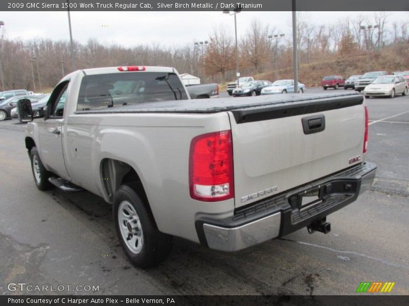 Silver Birch Metallic / Dark Titanium 2009 GMC Sierra 1500 Work Truck Regular Cab